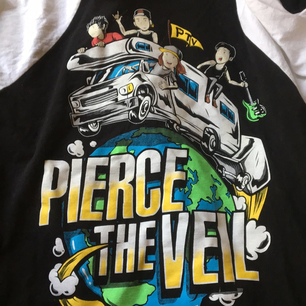 Pierce the veil 2015 tour baseball tee